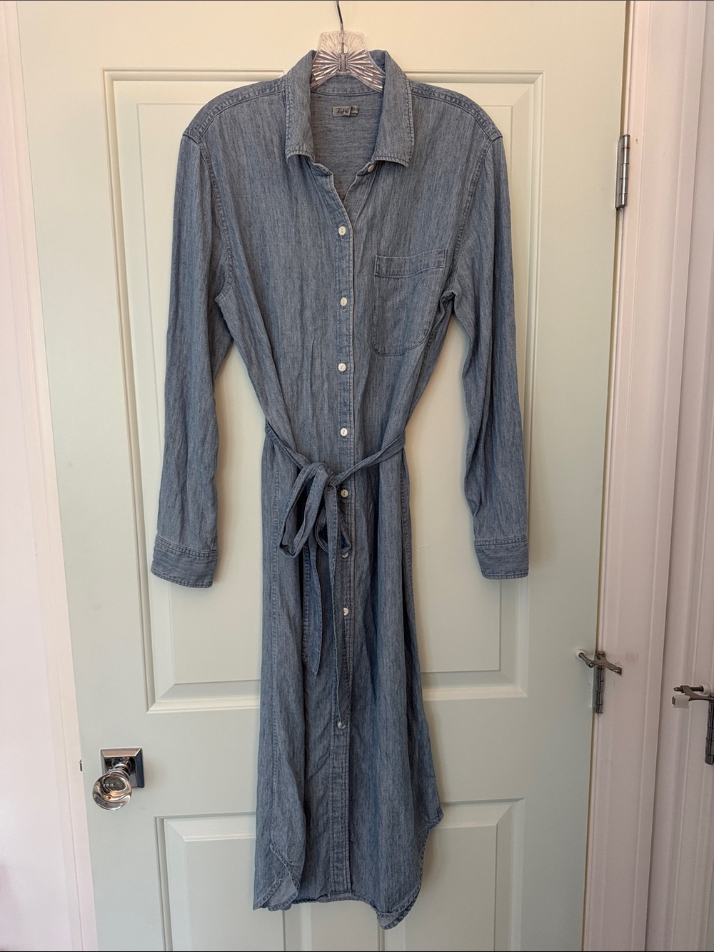 Denim dress from Faherty